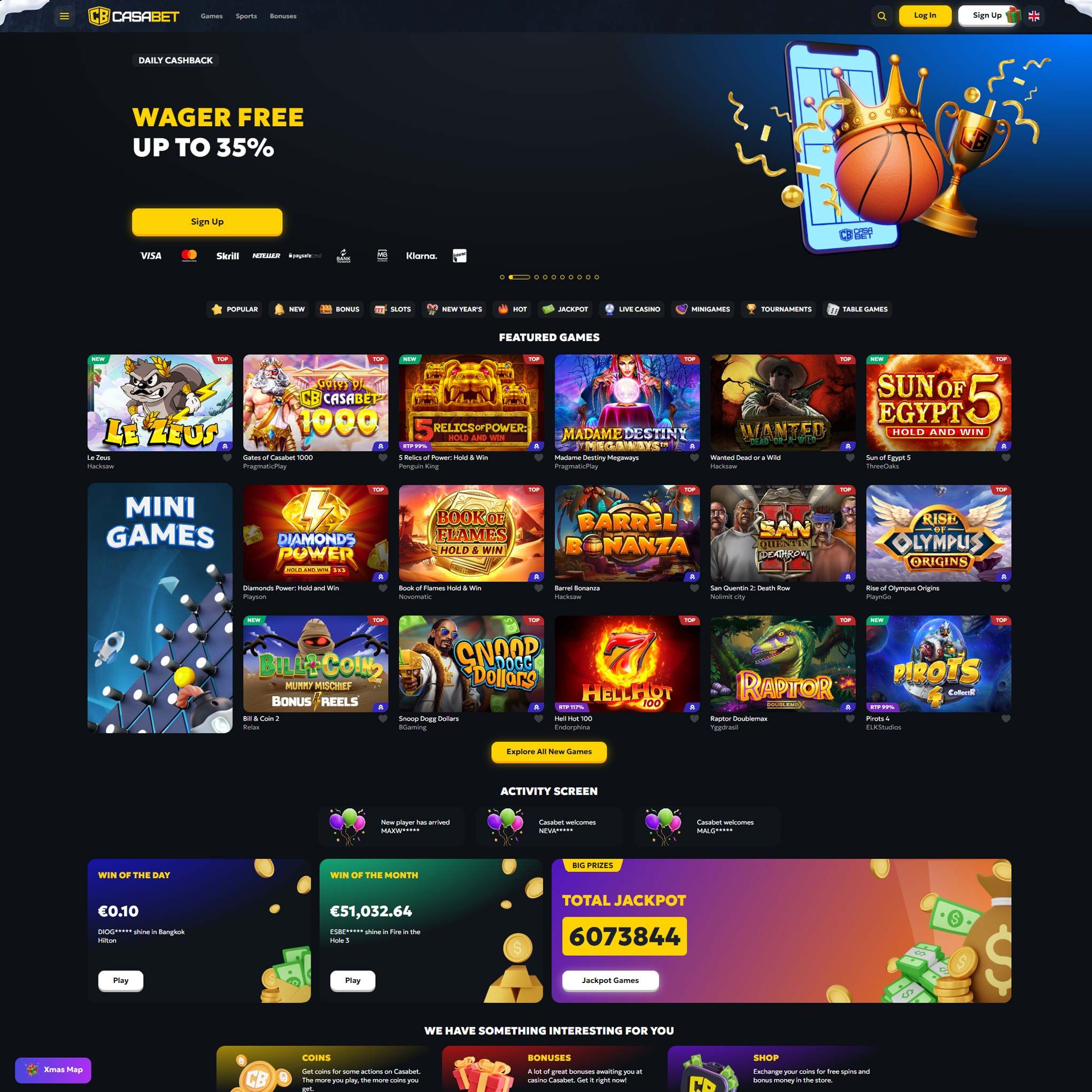 Casabet Casino review by Mr. Gamble