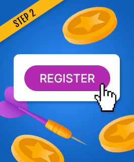 Register an account at a darts sportbook