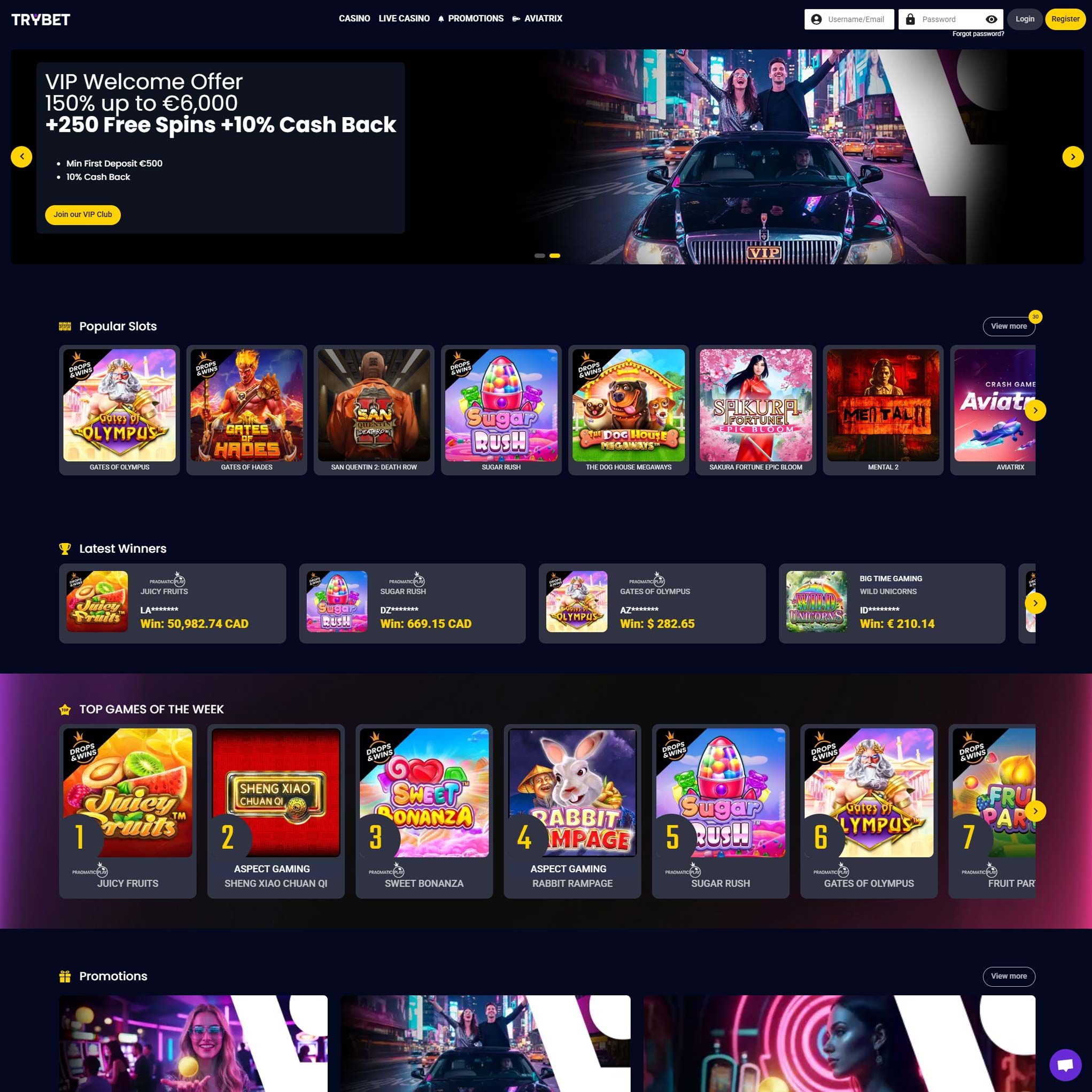 Trybet Casino review by Mr. Gamble