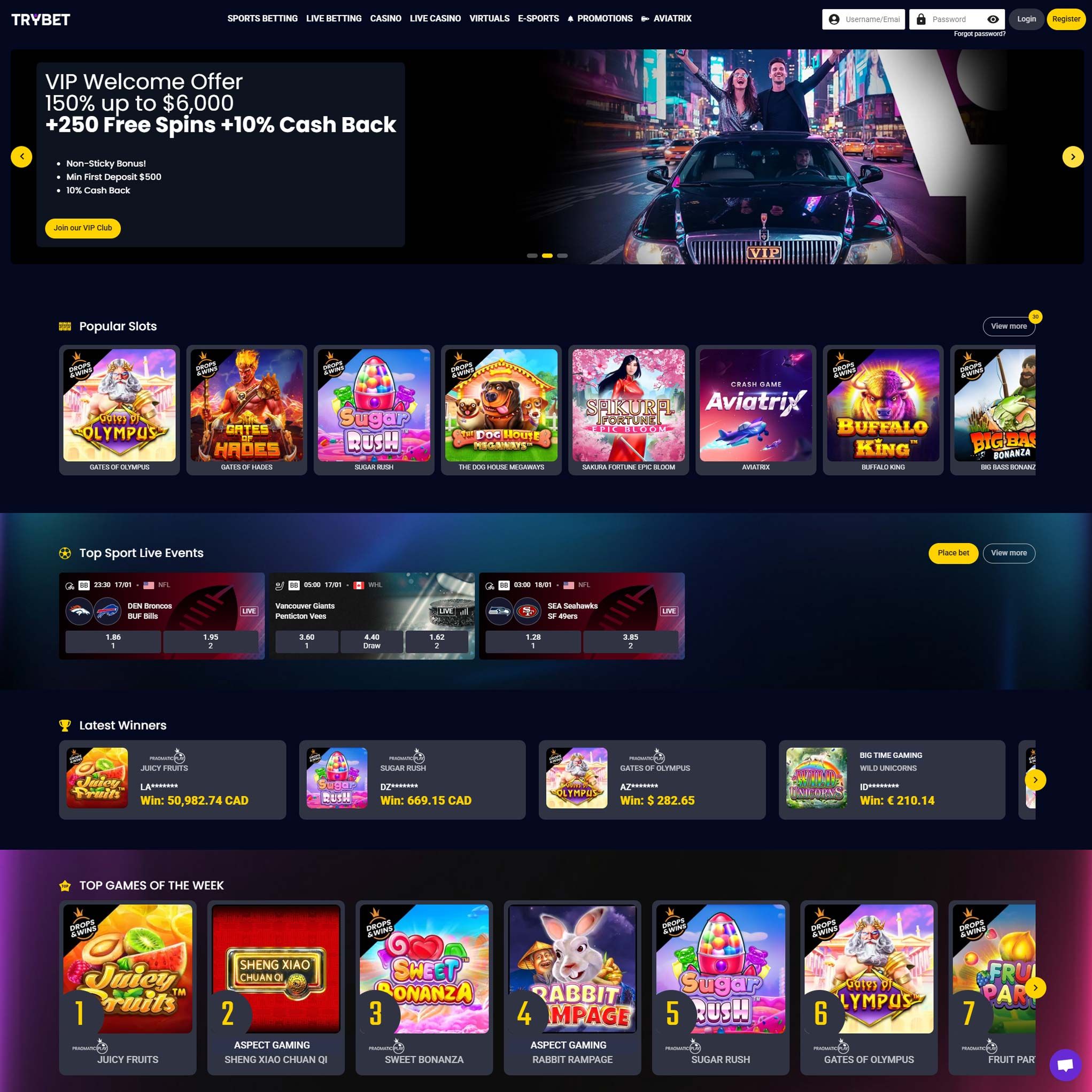 Trybet Casino CA review by Mr. Gamble