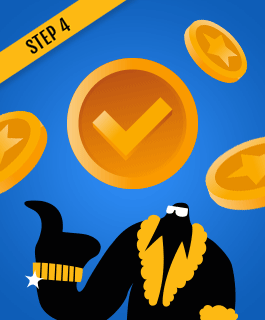 Confirm your details to receive the free 50 bonus