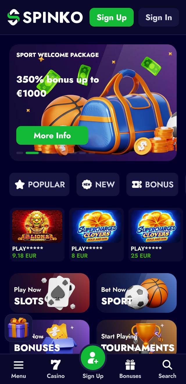 Spinko Casino review lists all the bonuses available for you today