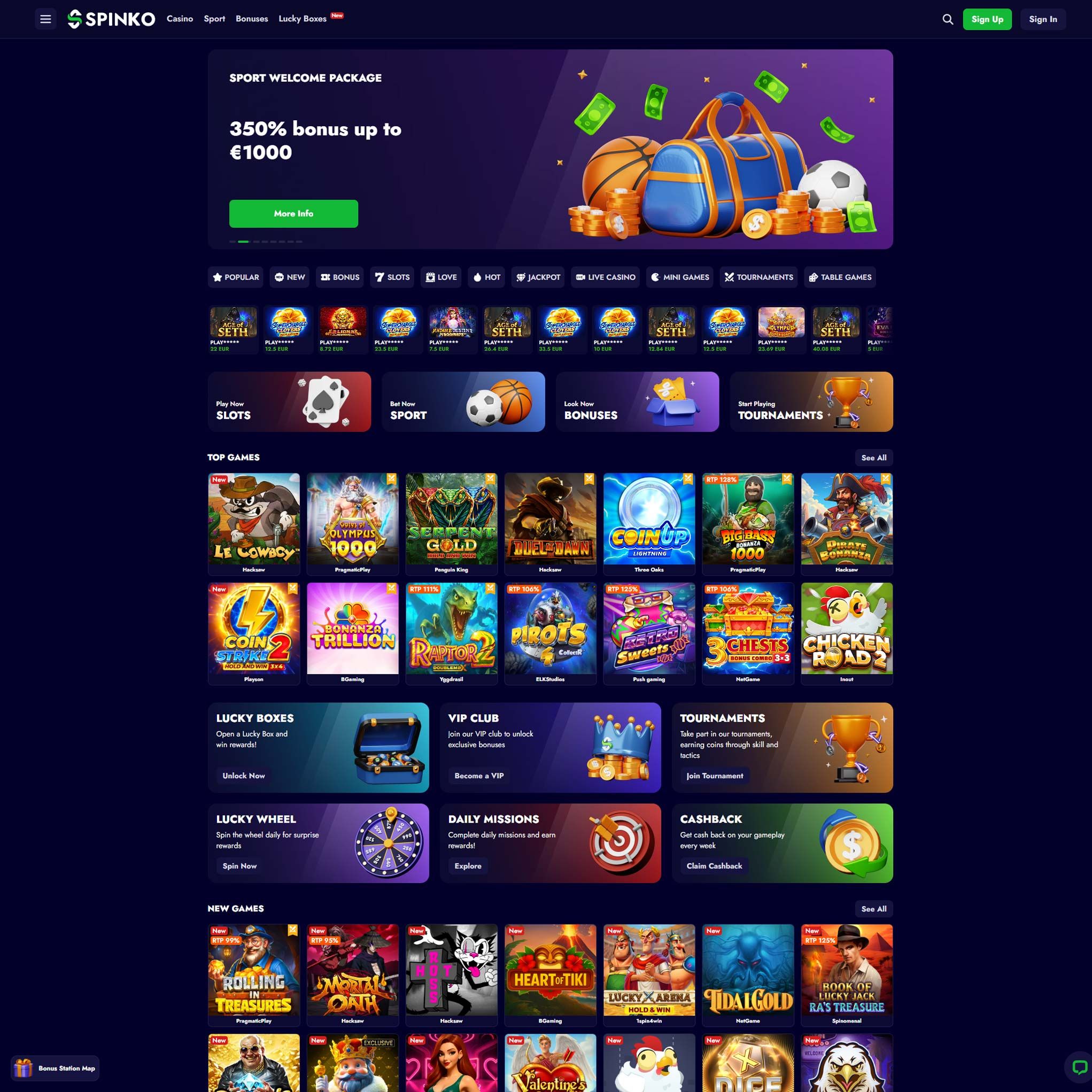 Spinko Casino CA review by Mr. Gamble