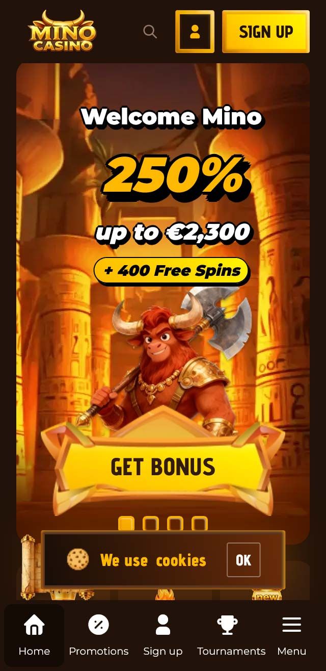 Mino Casino review lists all the bonuses available for you today