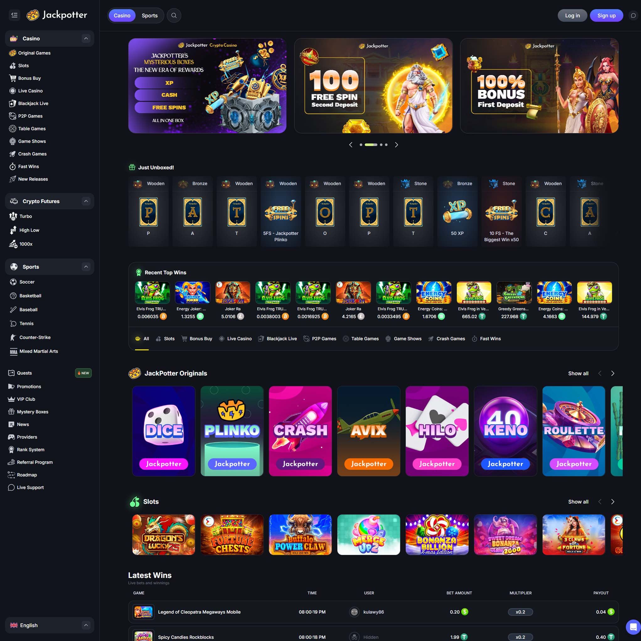 Jackpotter Casino CA review by Mr. Gamble