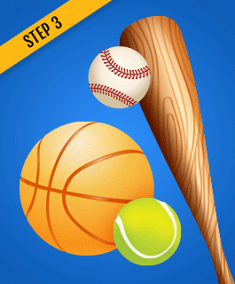 Look at the available sports and markets