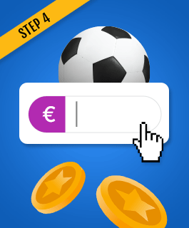 Select amount at an Apple Pay betting site