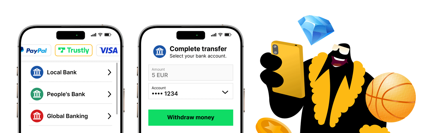 Deposit to a Trustly Betting Site