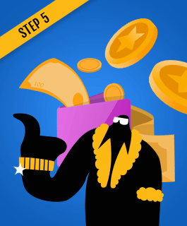 Deposit and claim bonus from a a basketball bookie