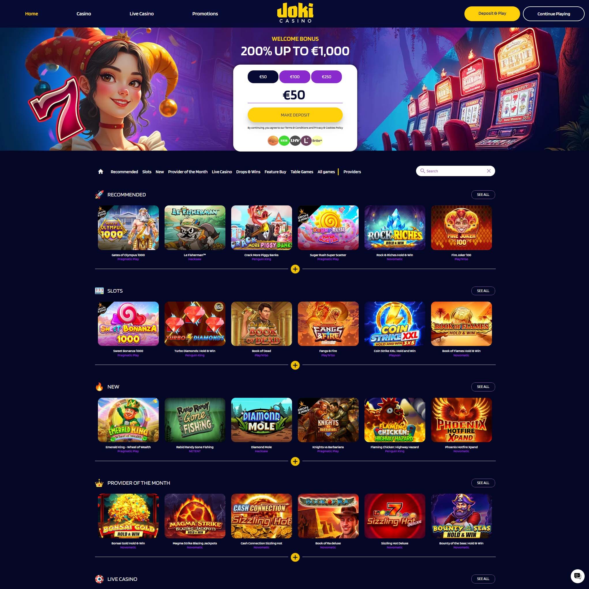 Joki Casino review by Mr. Gamble