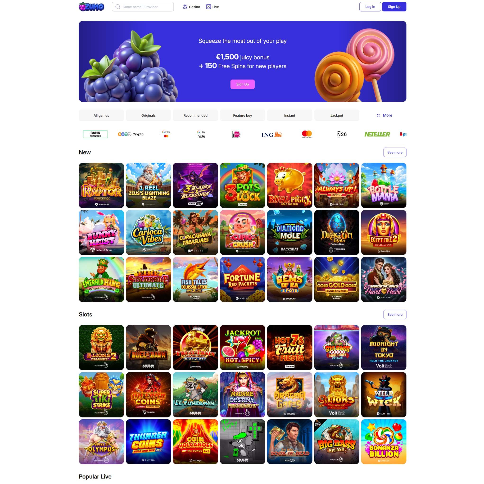 Zumobet review by Mr. Gamble