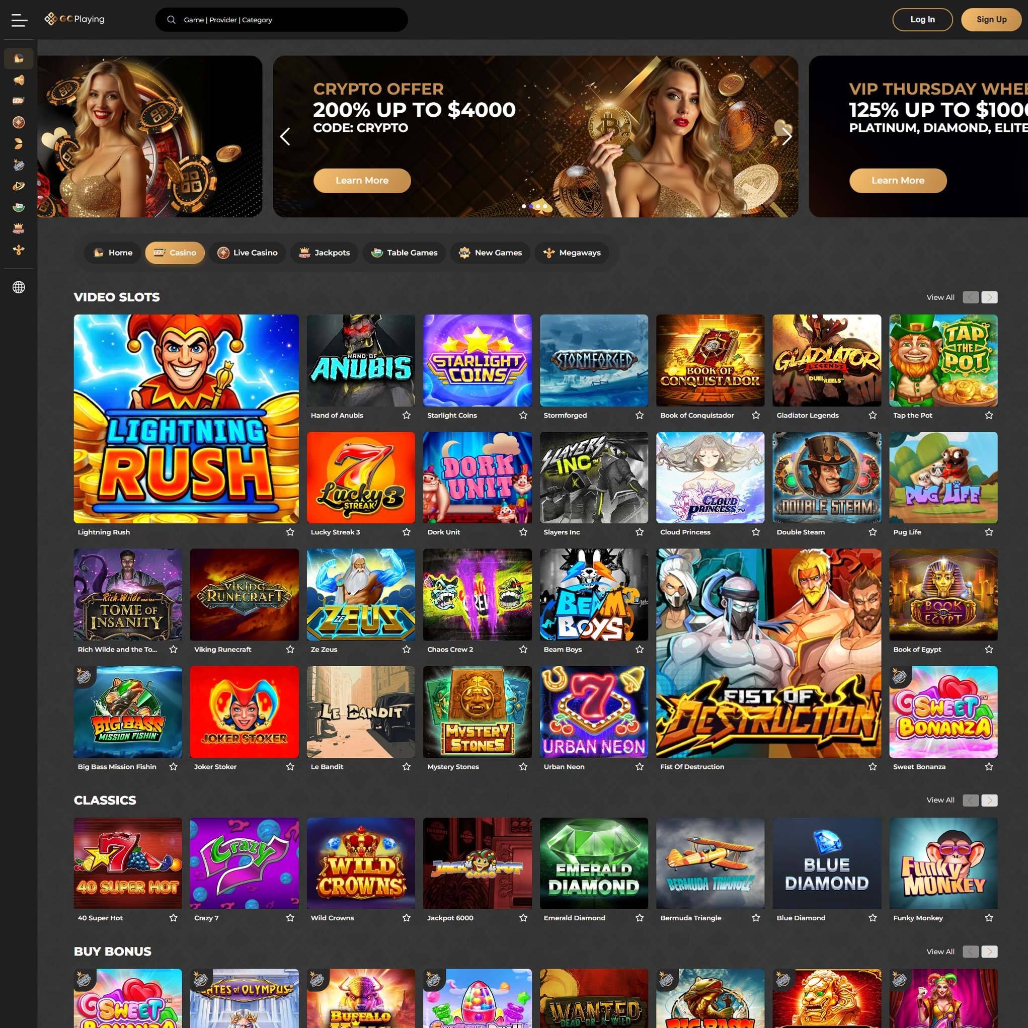 GCplaying full games catalogue