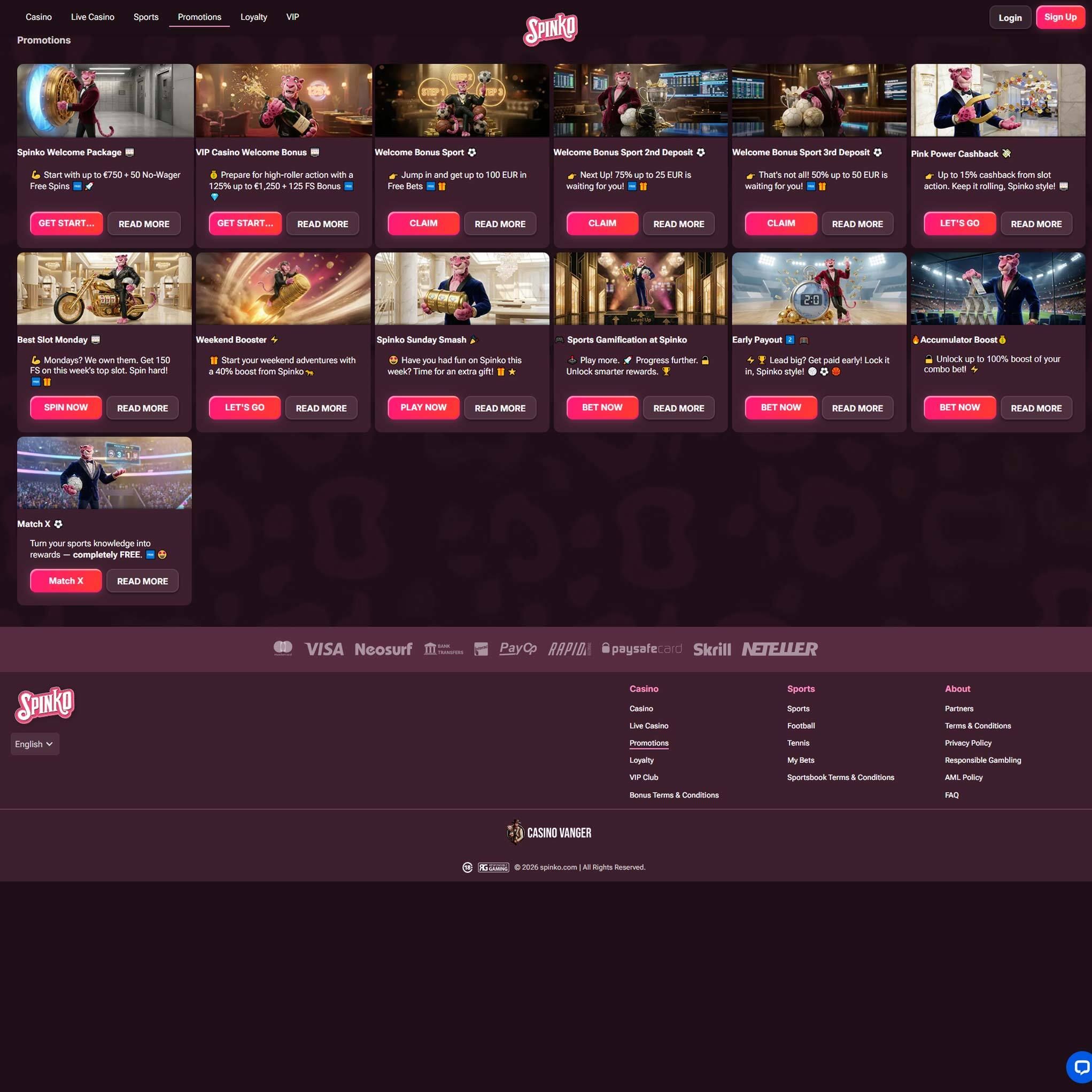 Play casino online at Spinko to score some real cash winnings - an online casino real money site! Compare all online casinos at Mr. Gamble.