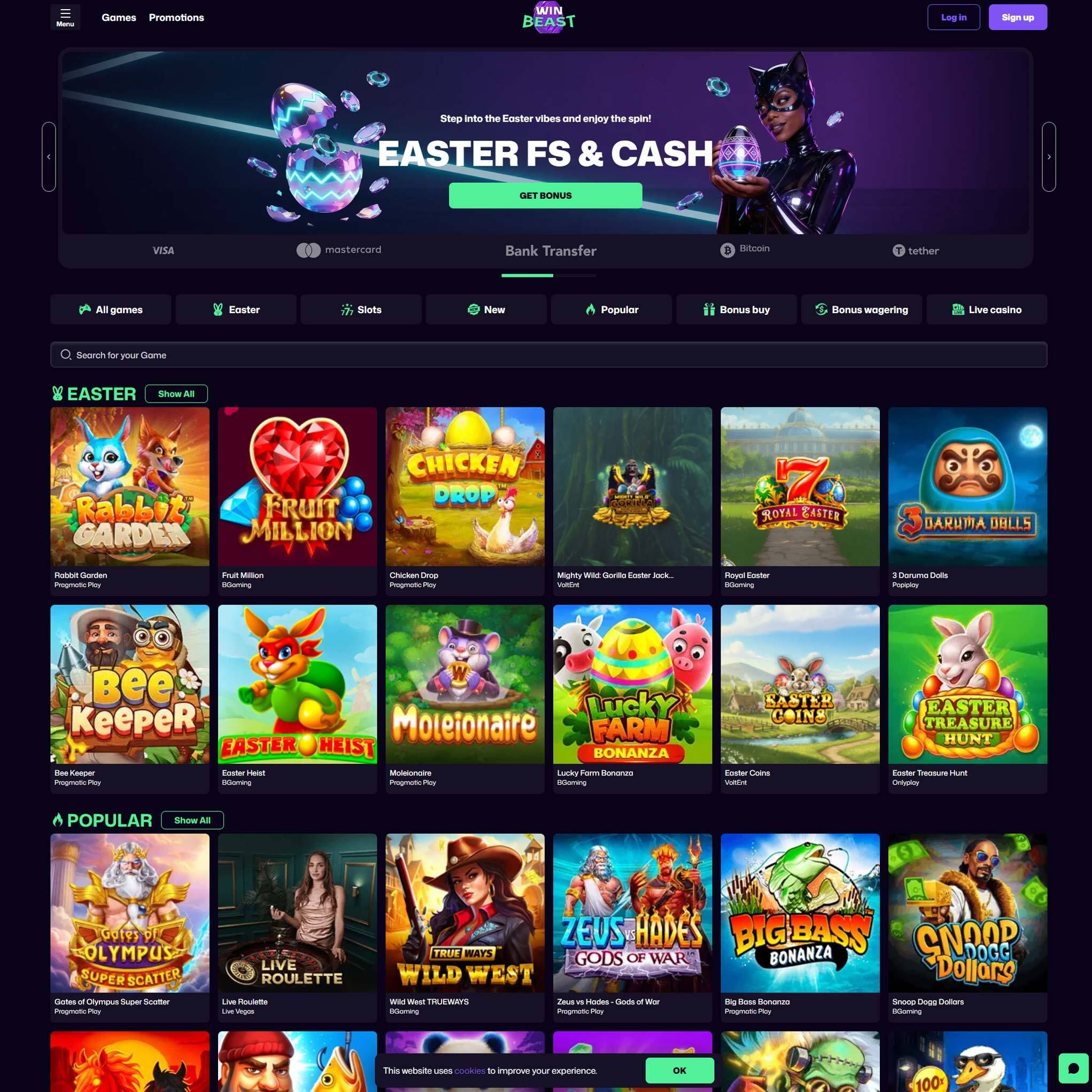 WinBeast Casino  review by Mr. Gamble