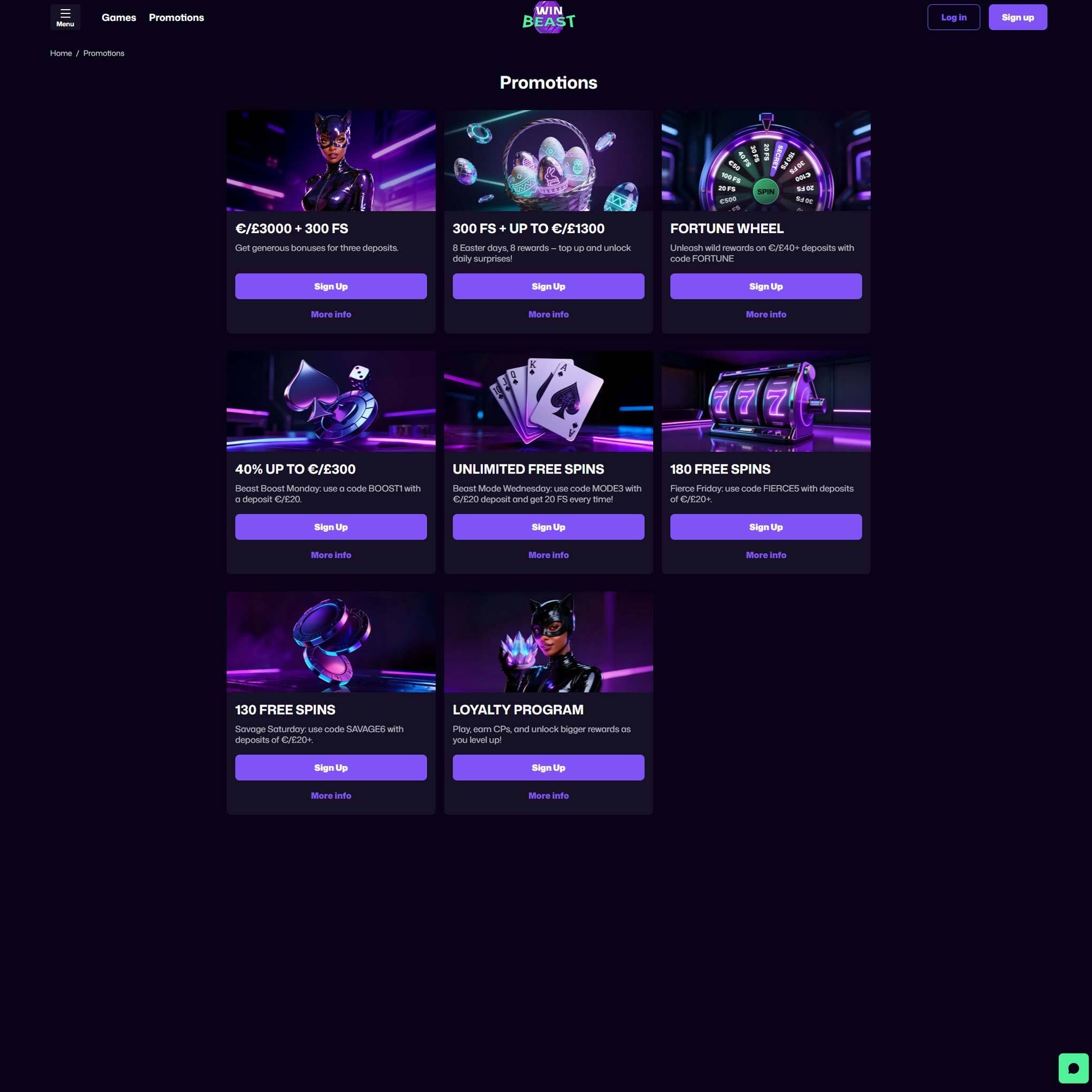 Play casino online at WinBeast Casino  to score some real cash winnings - an online casino real money site! Compare all online casinos at Mr. Gamble.