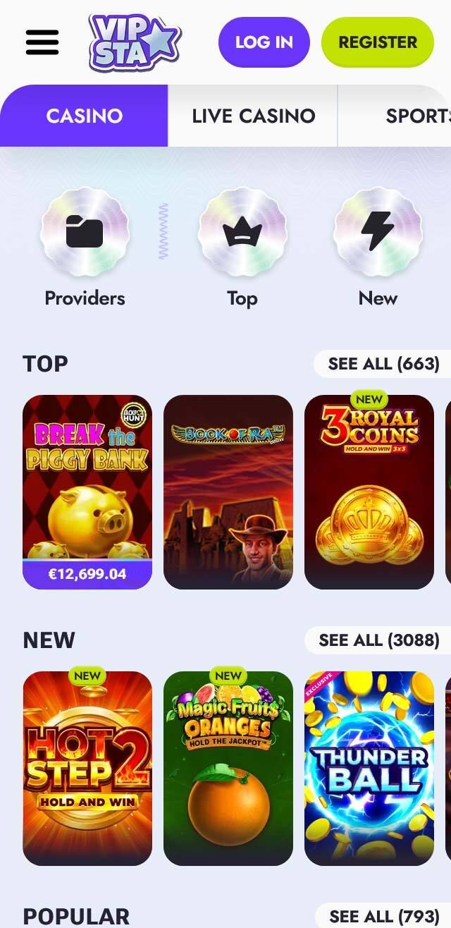 Vipsta Casino - checked and verified for your benefit