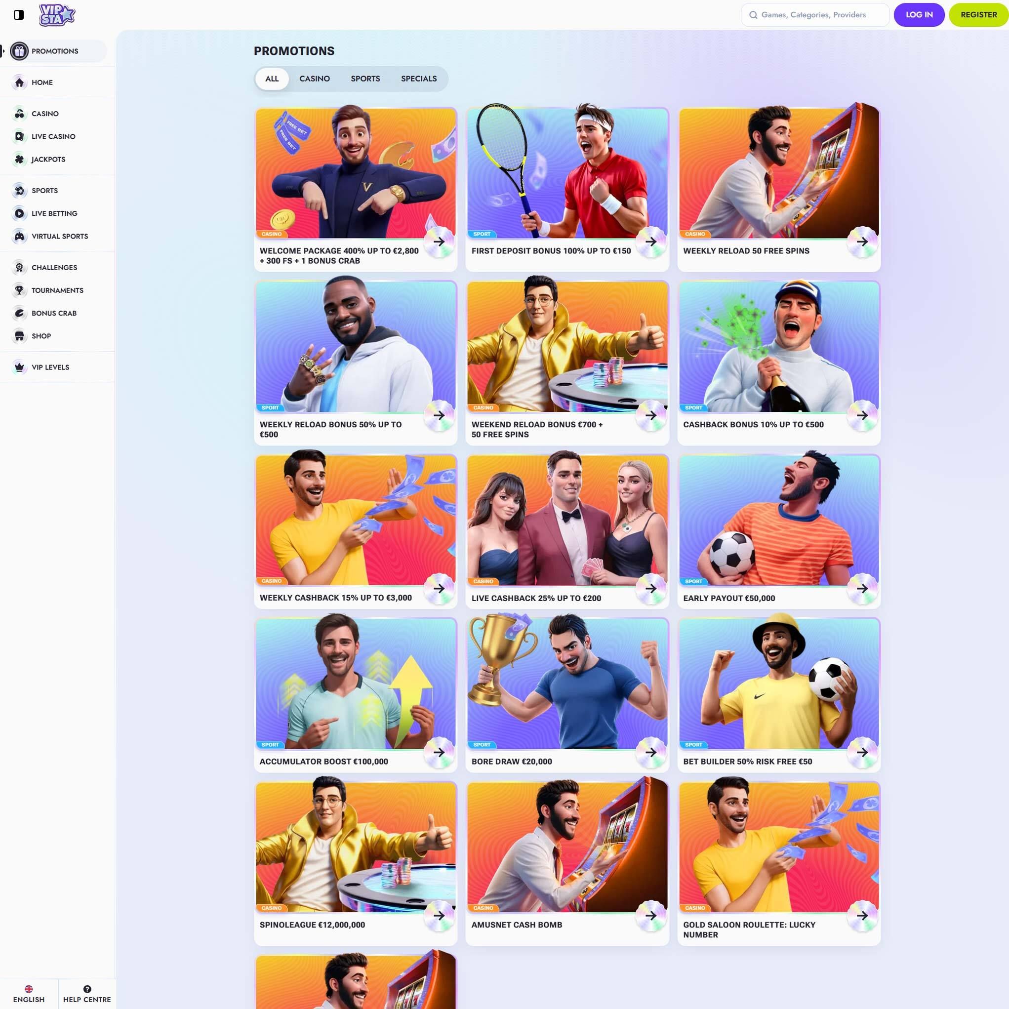 Play casino online at Vipsta Casino to score some real cash winnings - an online casino real money site! Compare all online casinos at Mr. Gamble.