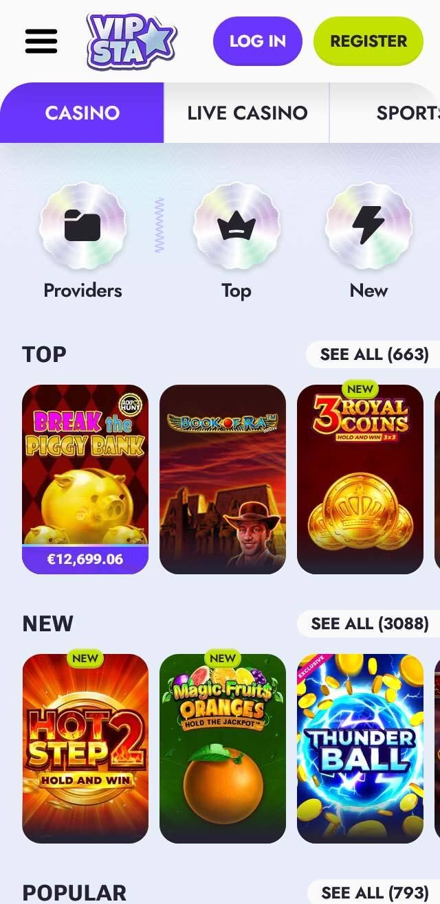 Vipsta Casino - checked and verified for your benefit