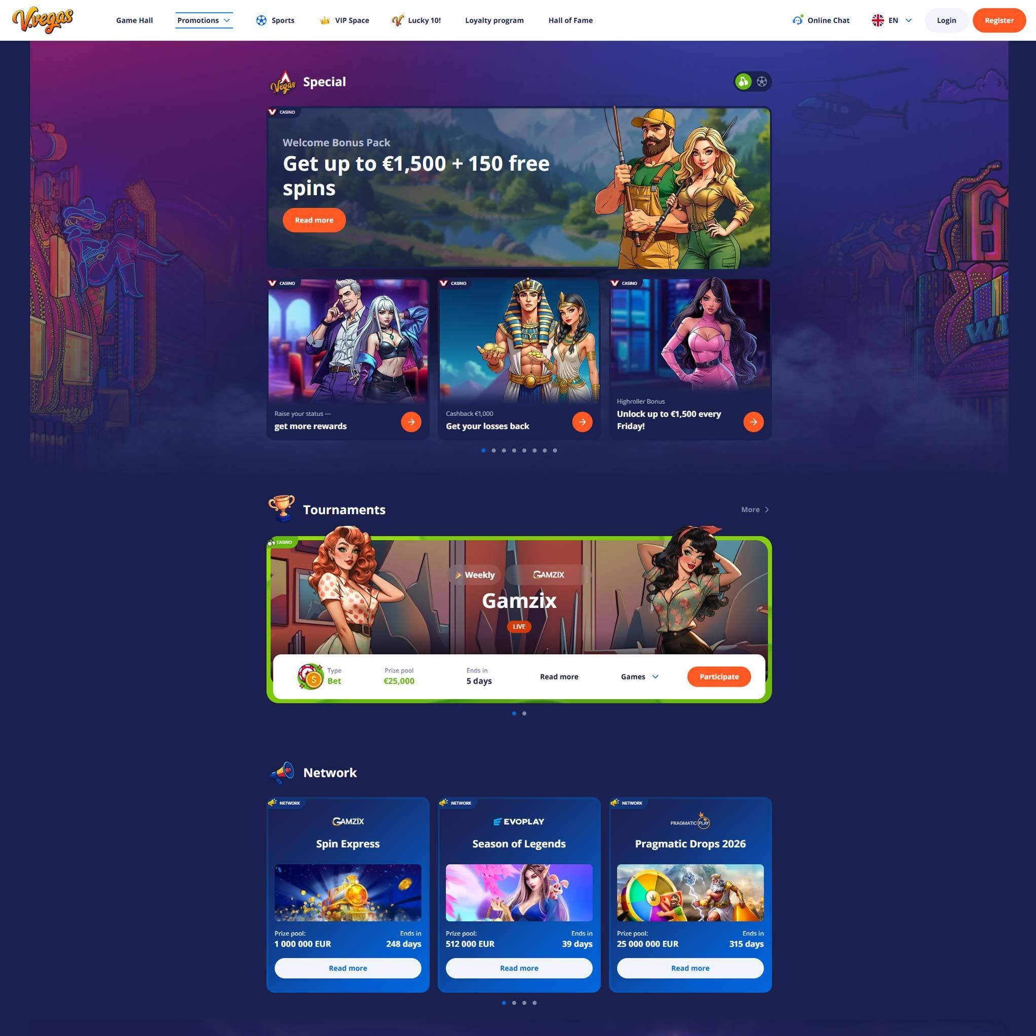 Play casino online at V.Vegas Casino to score some real cash winnings - an online casino real money site! Compare all online casinos at Mr. Gamble.