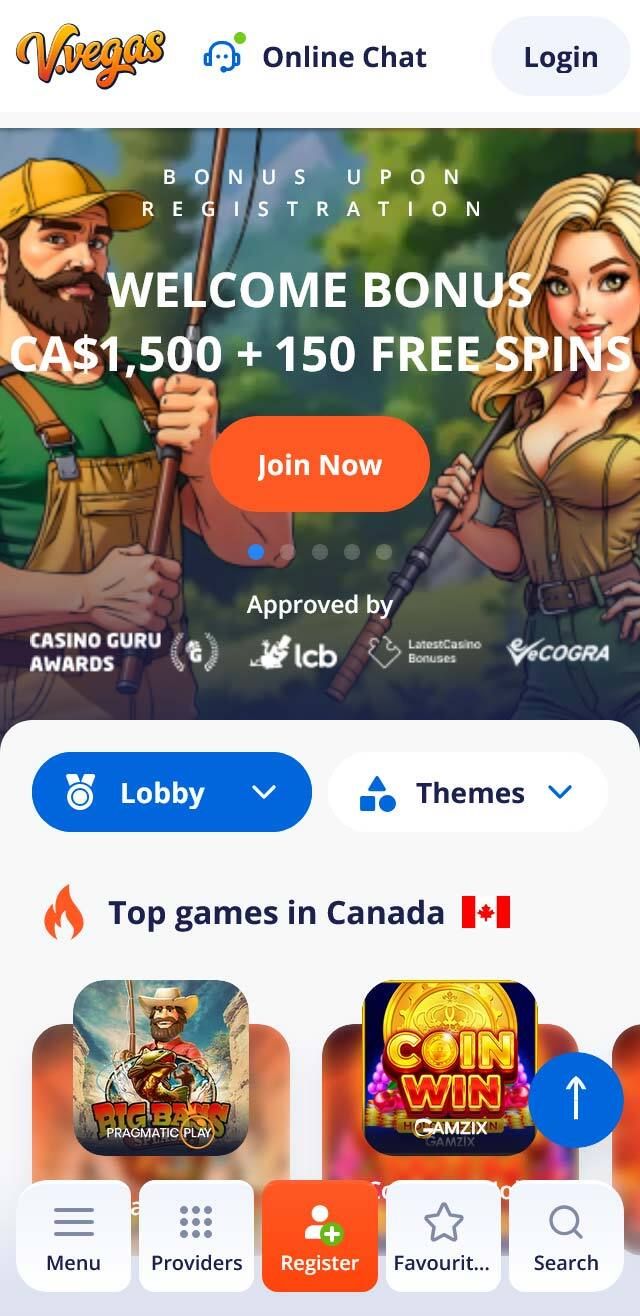 V.Vegas Casino review lists all the bonuses available for Canadian players today