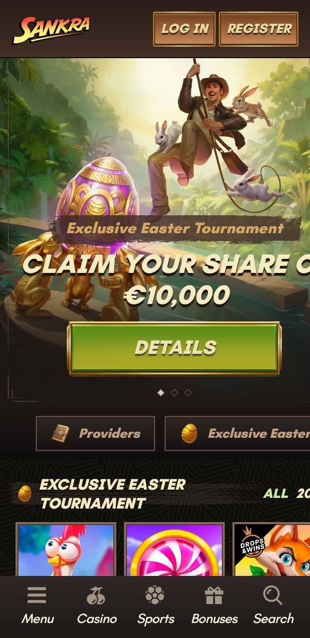 Sankra Casino review lists all the bonuses available for you today