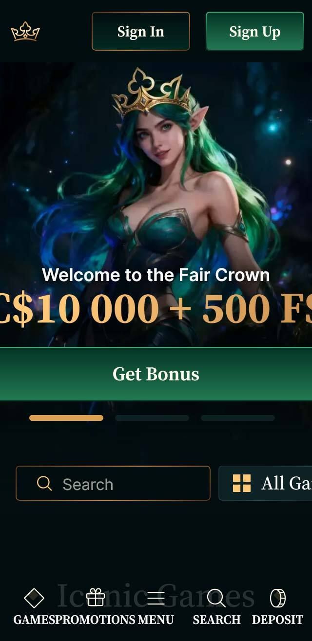 FairCrown review lists all the bonuses available for Canadian players today