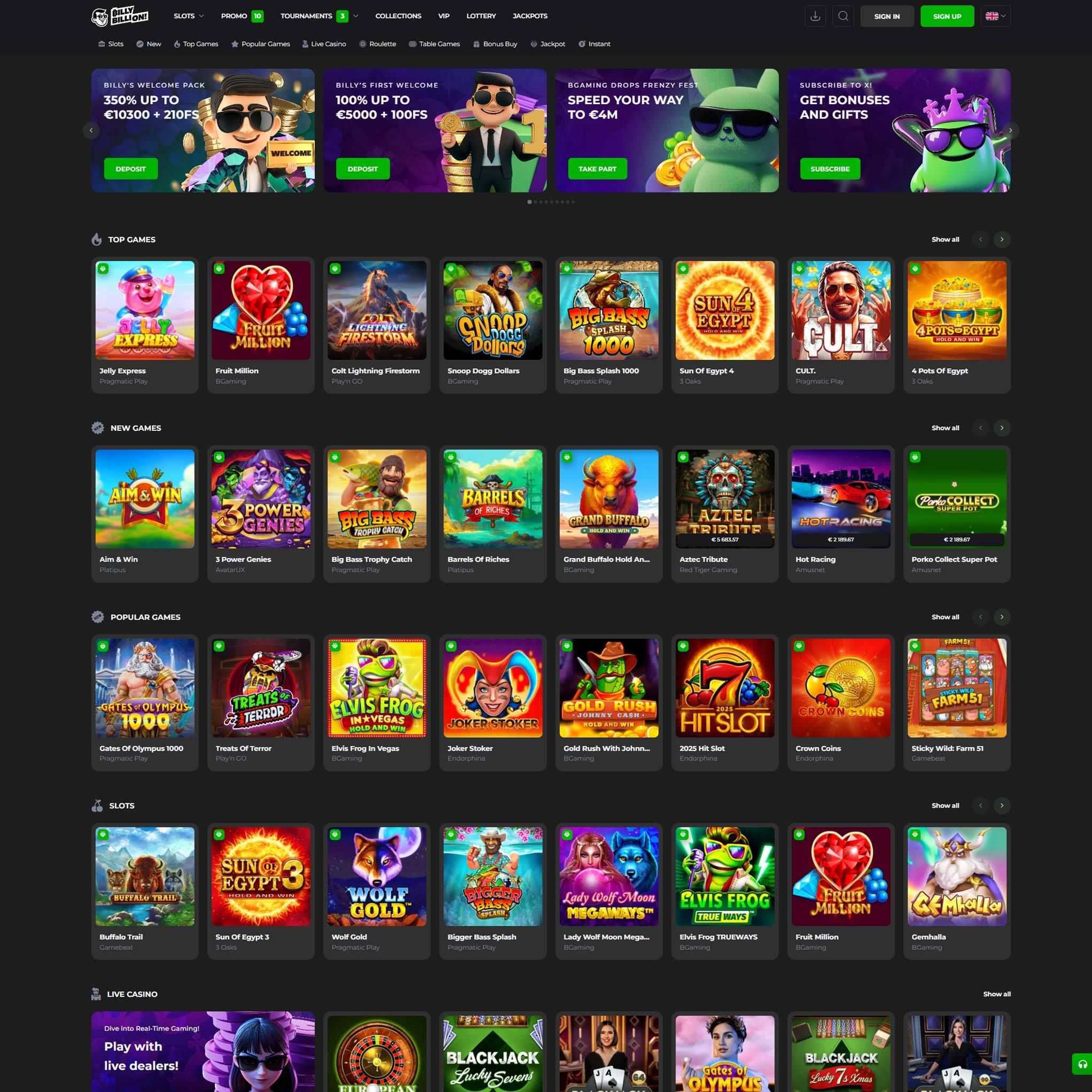 Billy Billion review by Mr. Gamble