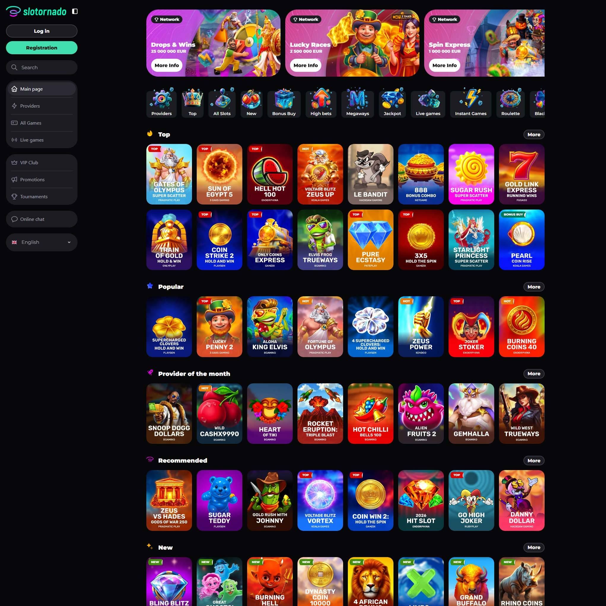 Slotornado Casino review