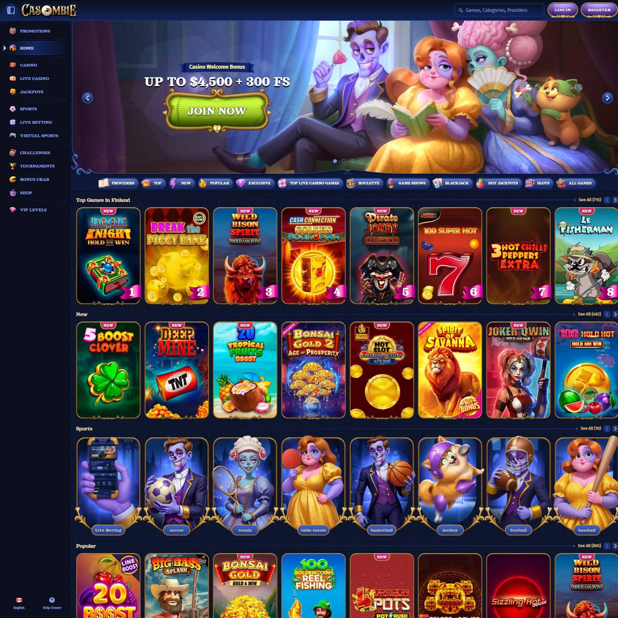 Casombie Casino CA review by Mr. Gamble