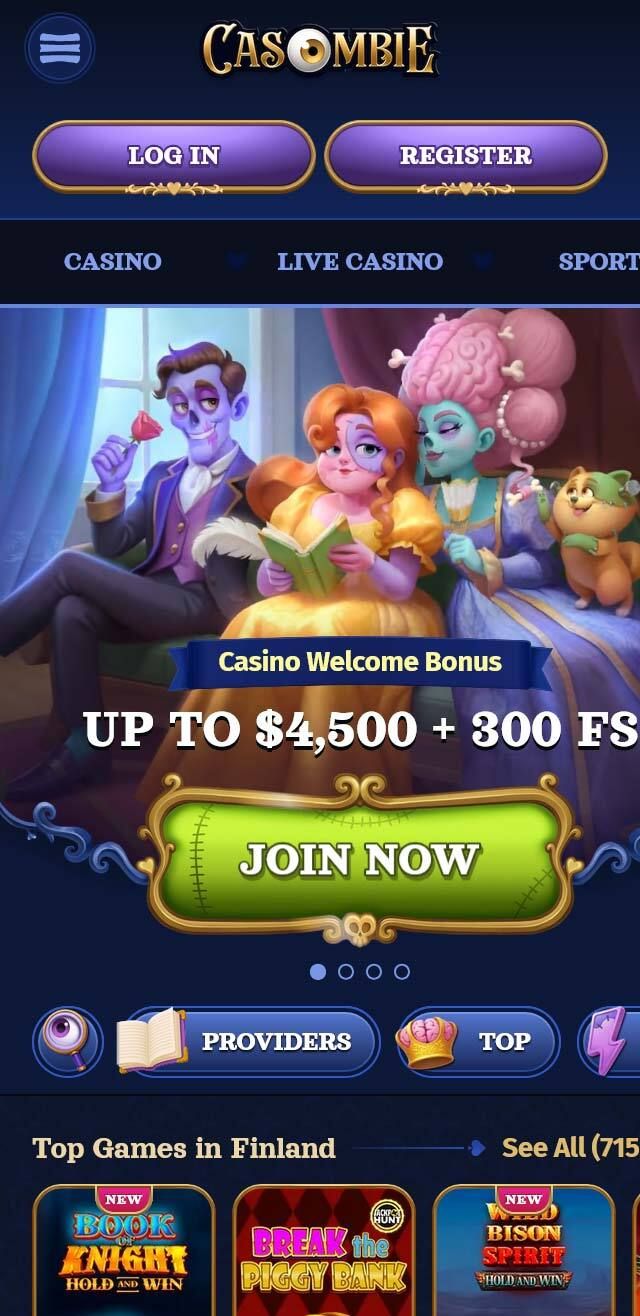 Casombie Casino review lists all the bonuses available for Canadian players today