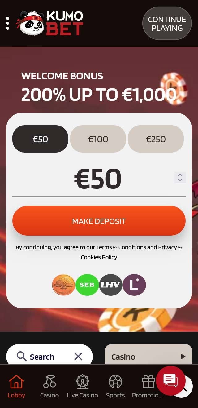 Kumobet review lists all the bonuses available for you today