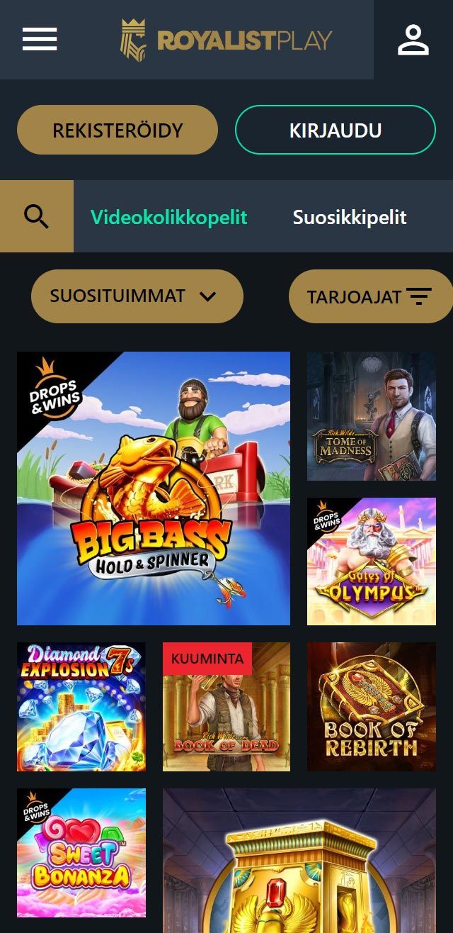 Royalist Play Casino arvostelu listaa kaikki bonukset saatavilla sinulle tänään