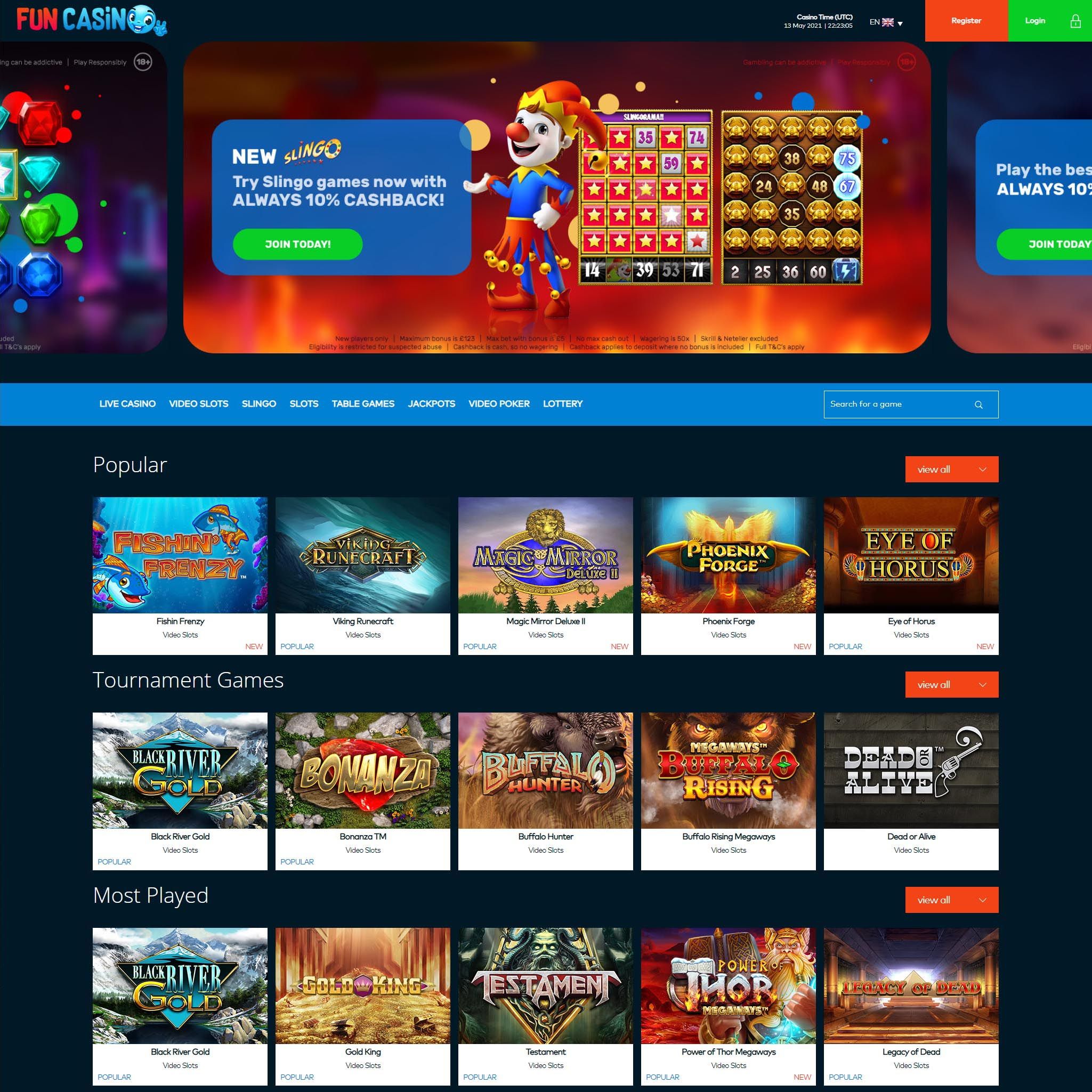 Fun Casino UK review by Mr. Gamble