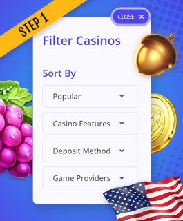 Use filters to search for the best 10 deposit casinos