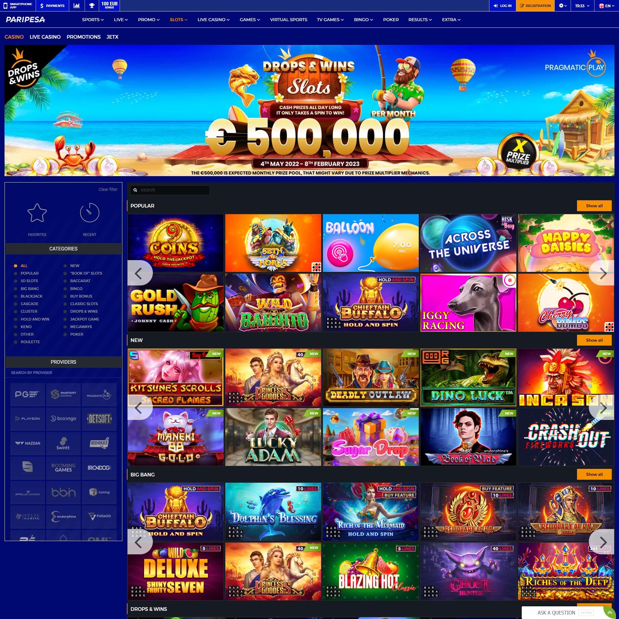 Paripesa Casino review by Mr. Gamble