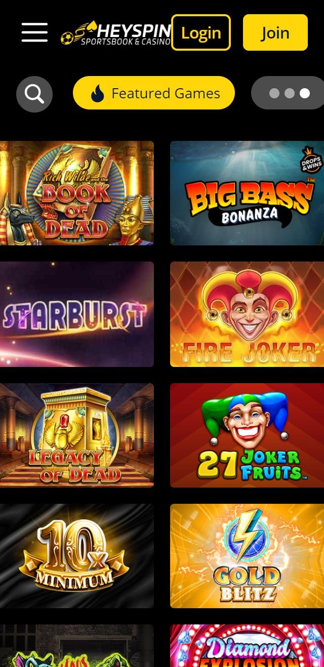 Hey Spin Casino review lists all the bonuses available for you today