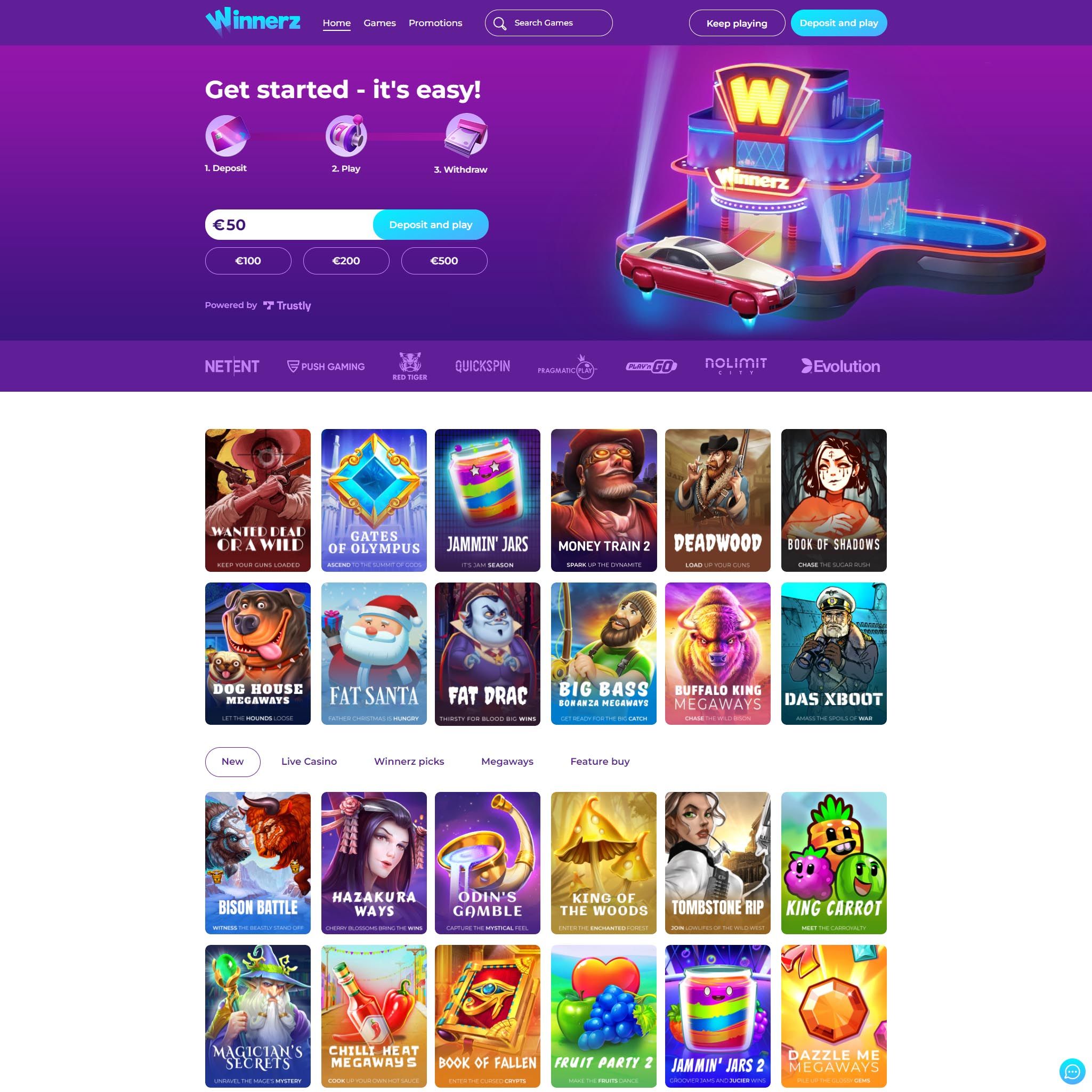 Winnerz Casino review by Mr. Gamble