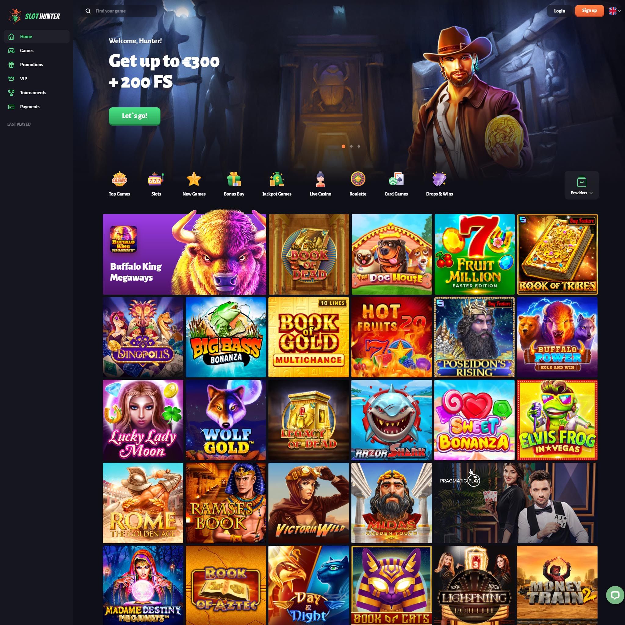 Slot Hunter Casino CA review by Mr. Gamble