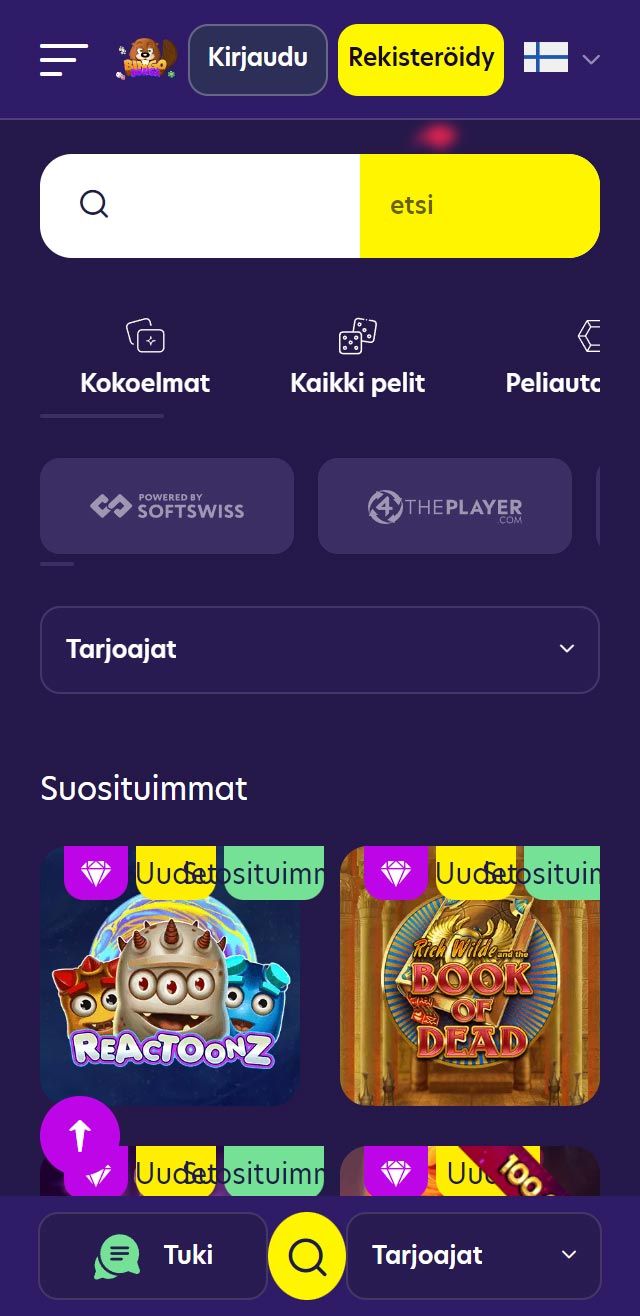 Bingo Bonga Casino arvostelu listaa kaikki bonukset saatavilla sinulle tänään