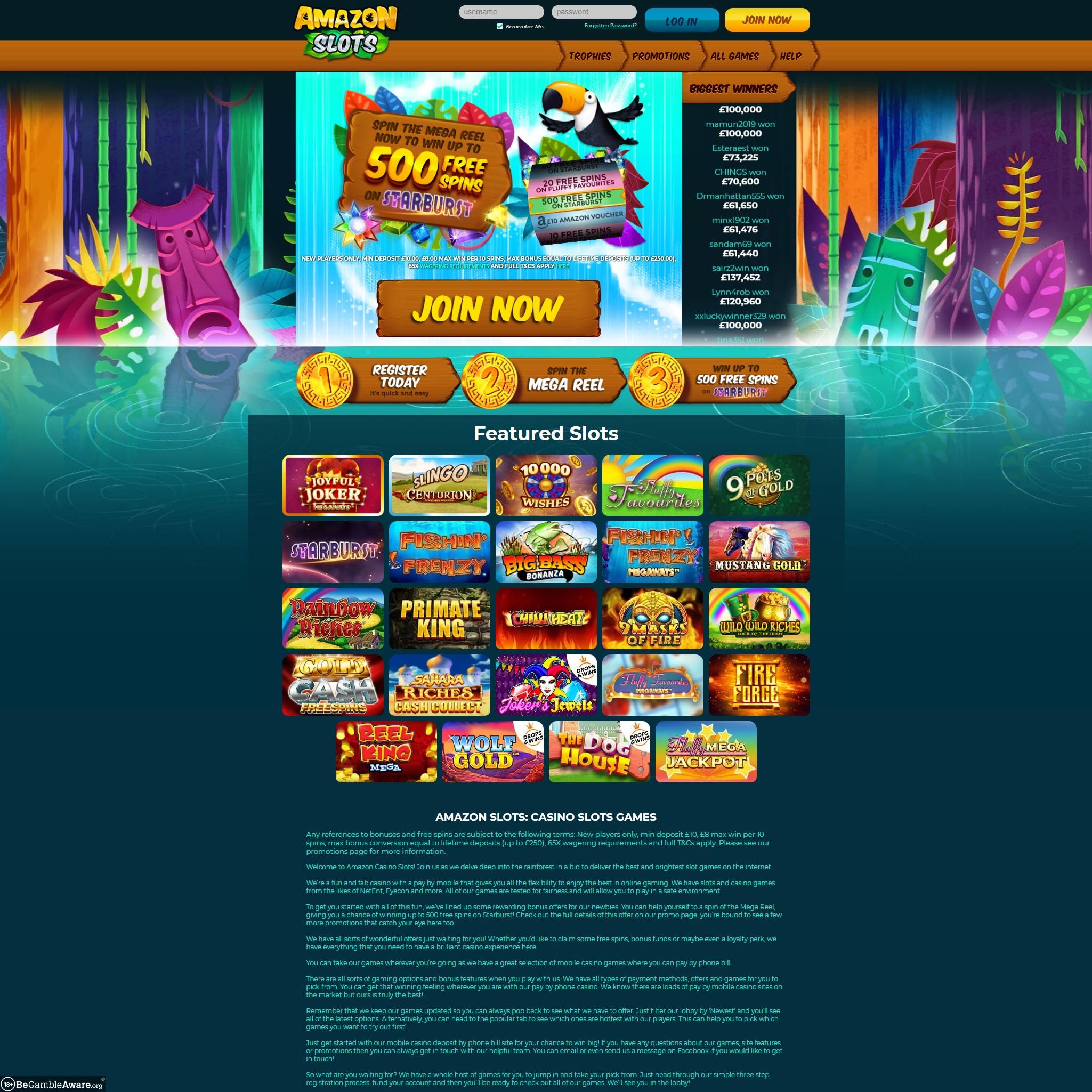Amazon Slots Casino review