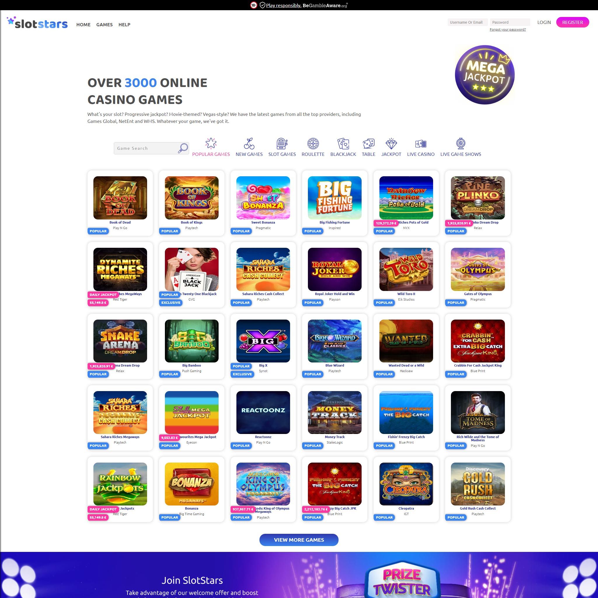 Slotstars review