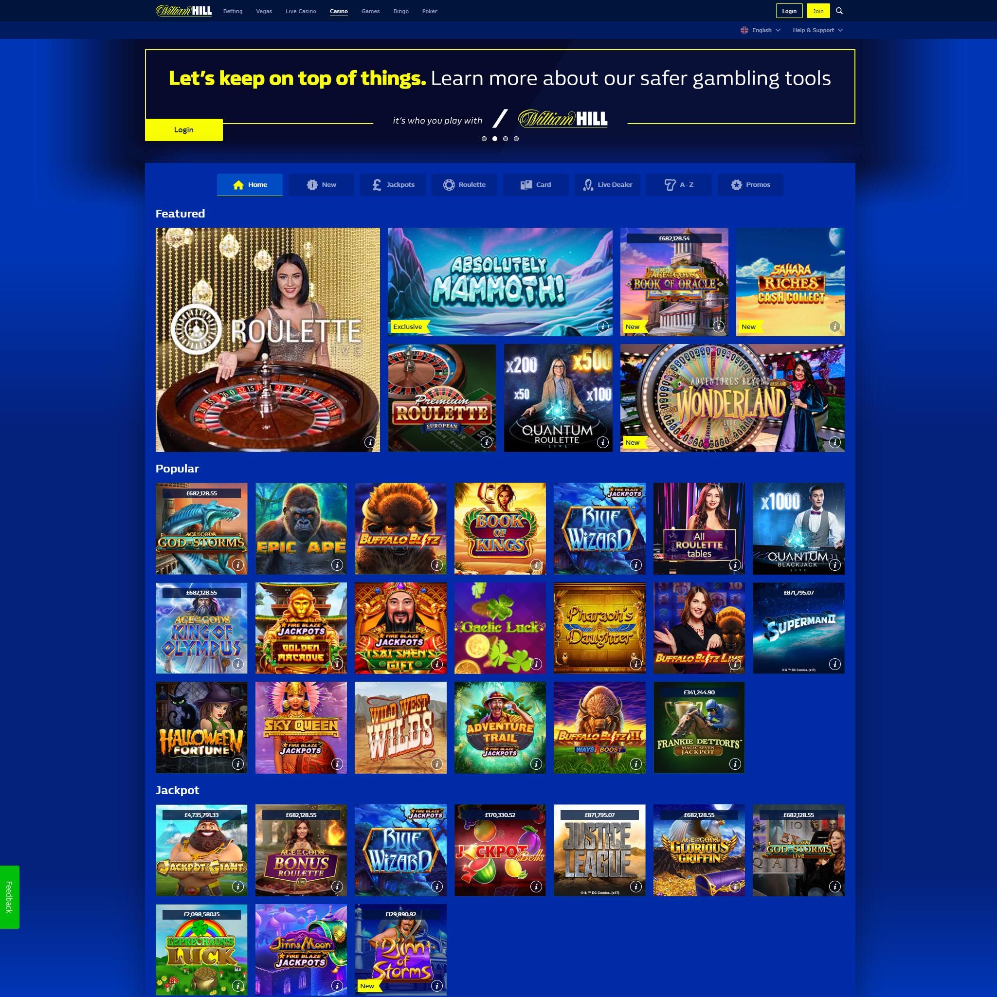 William Hill Casino review by Mr. Gamble