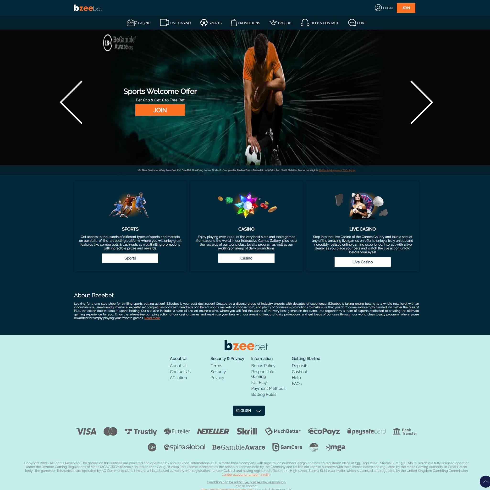 Bzeebet review by Mr. Gamble