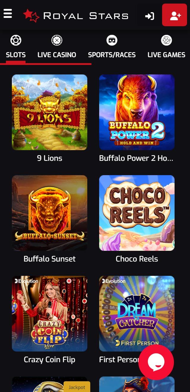 Royal Stars Casino review lists all the bonuses available for Canadian players today