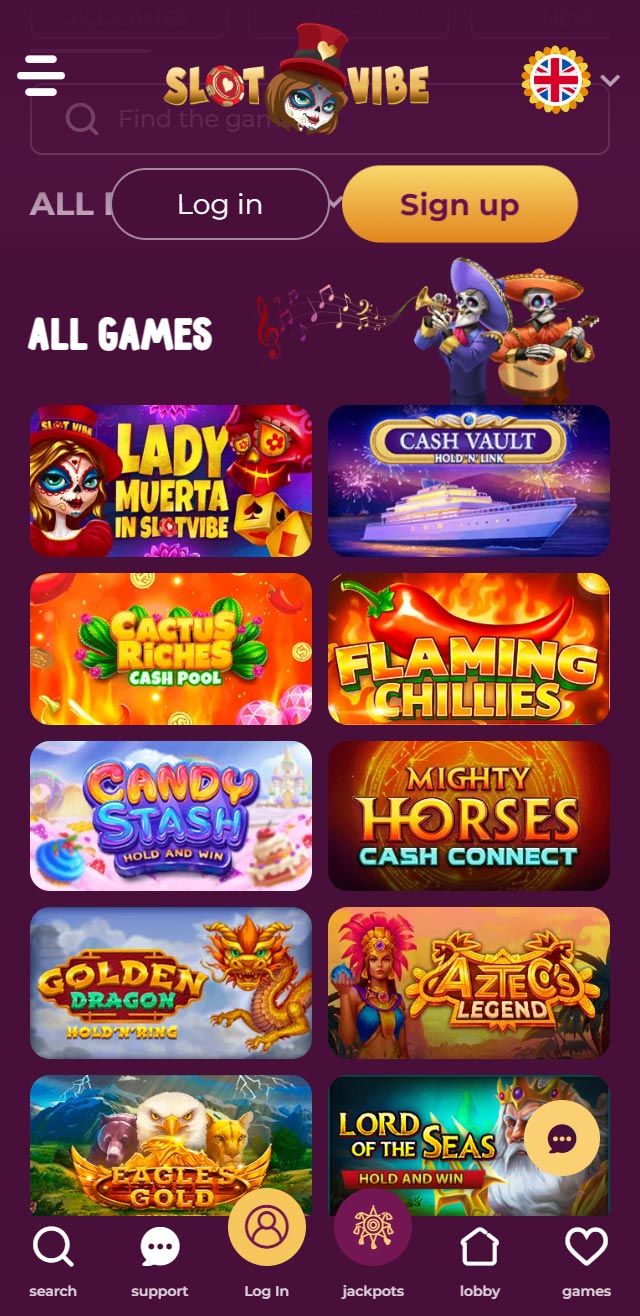 SlotVibe Casino review lists all the bonuses available for you today