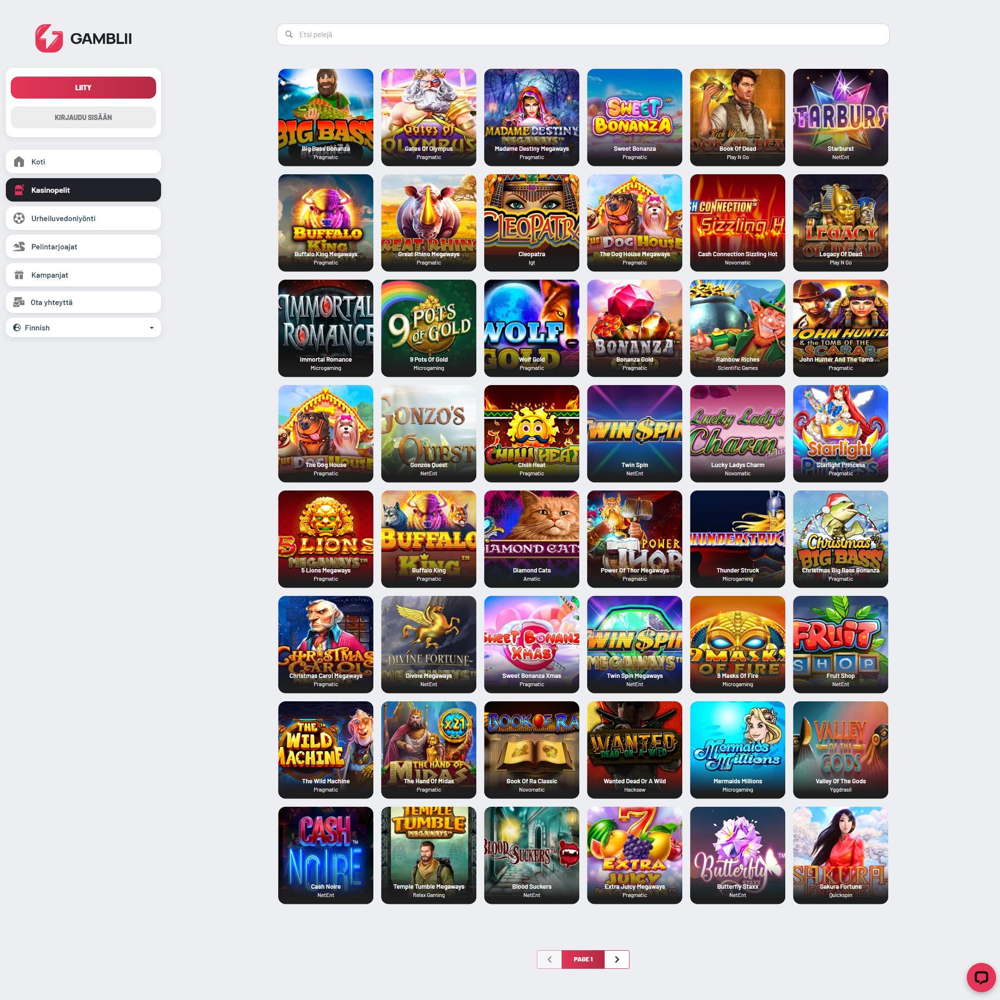 Pelaa netticasino Gamblii voittaaksesi oikeaa rahaa – oikean rahan online casino! Vertaa kaikki nettikasinot ja löydä parhaat casinot Suomessa.