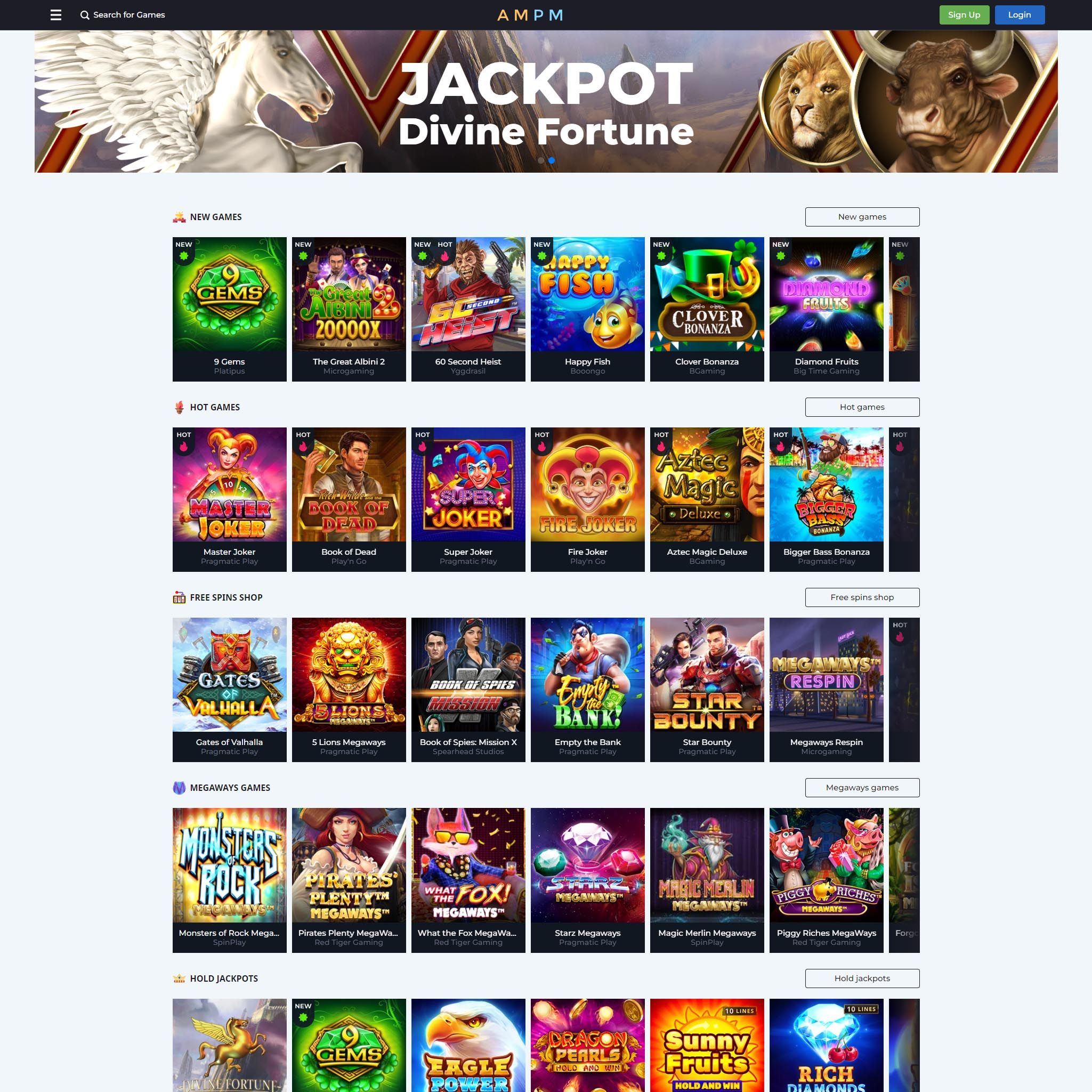 AMPM Casino NZ review by Mr. Gamble