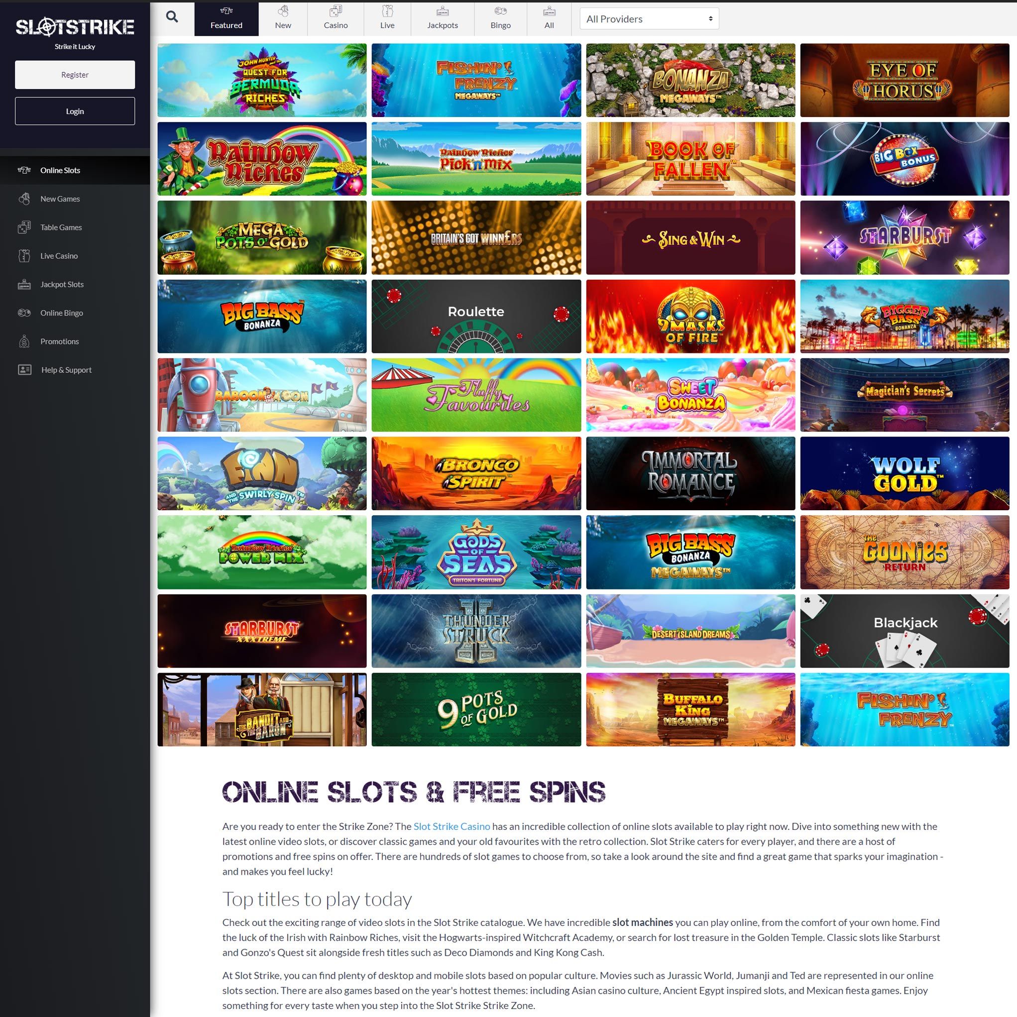 Slot Strike Casino review by Mr. Gamble