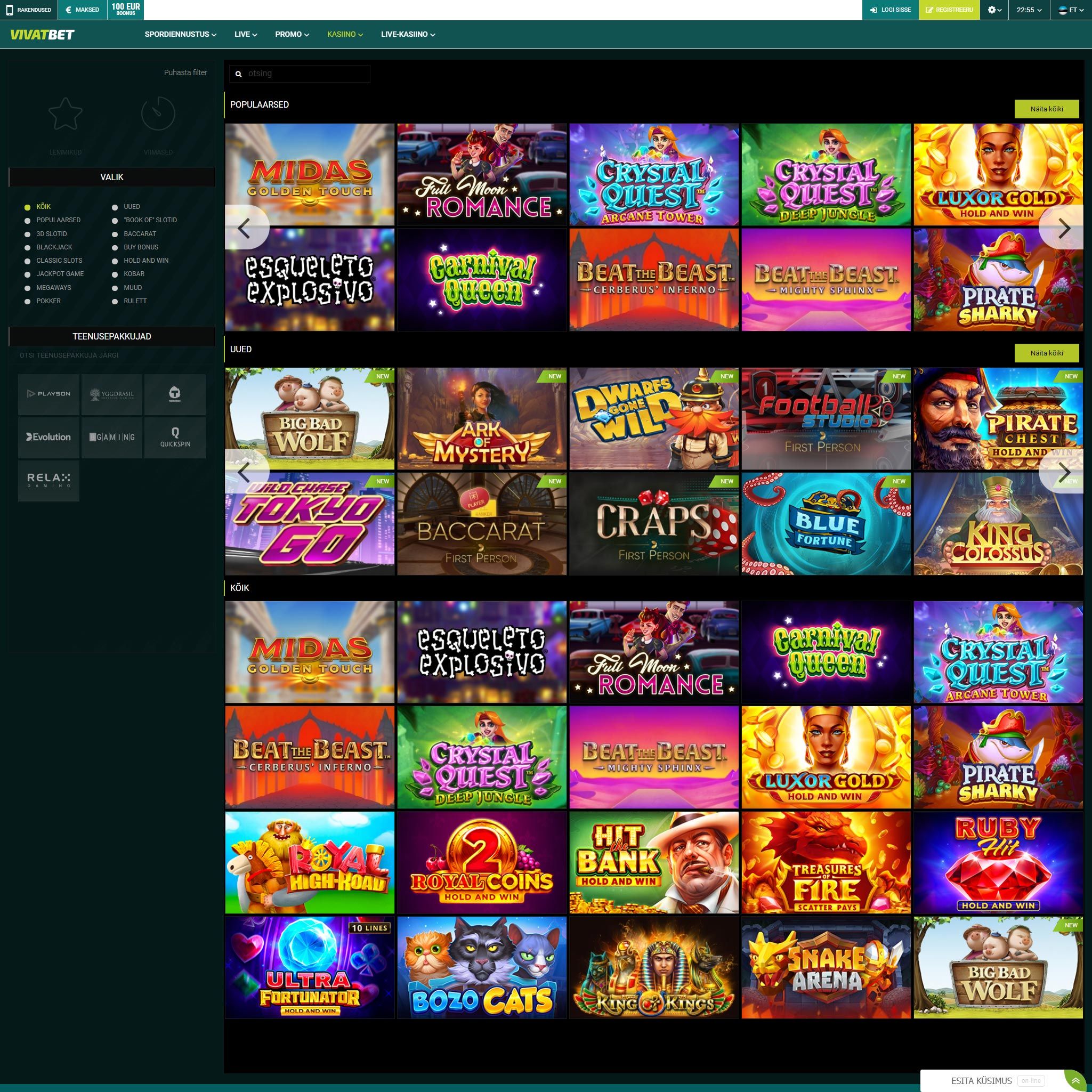 Suomalaiset nettikasinot tarjoavat monia hyötyjä pelaajille. Vivatbet Casino on suosittelemamme nettikasino, jolle voit lunastaa bonuksia ja muita etuja.
