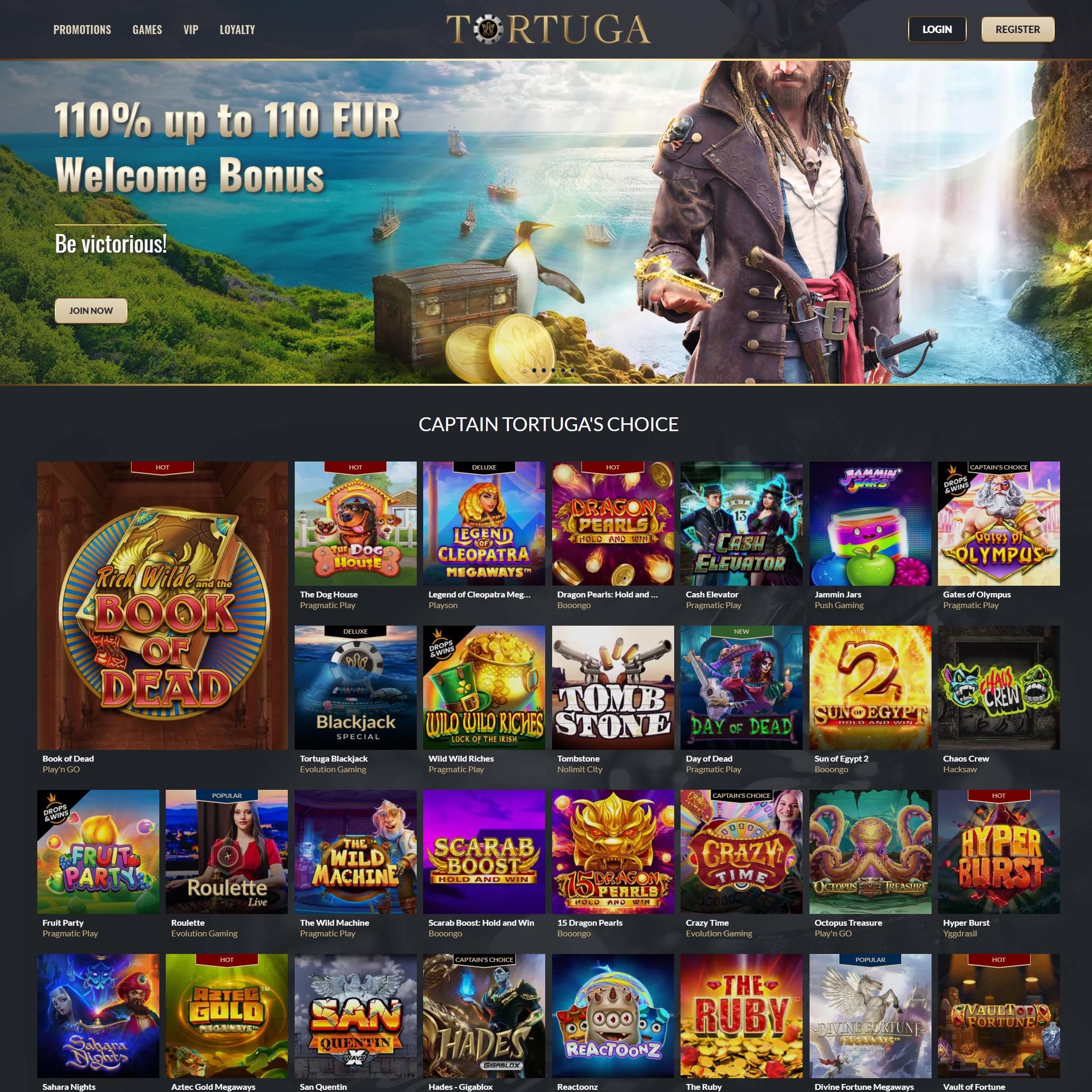 Tortuga Casino review